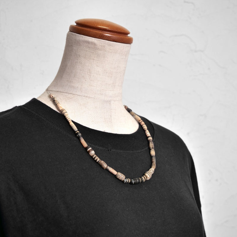 Striped Dzi Beads Strand