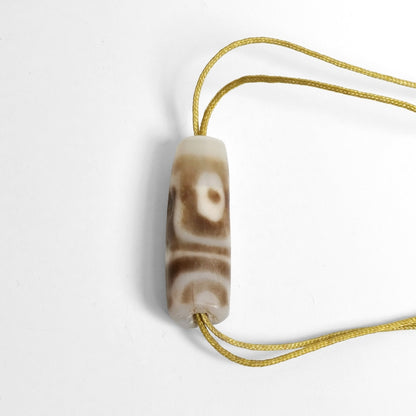 Two-Eyed Dzi Bead