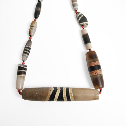 Striped Dzi Beads Strand