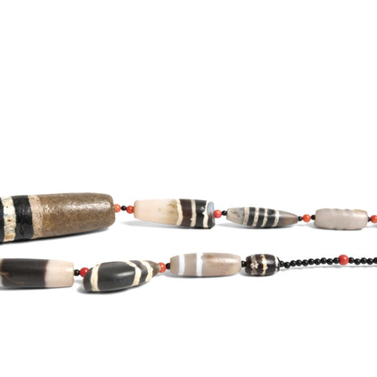 Striped Dzi Beads Strand