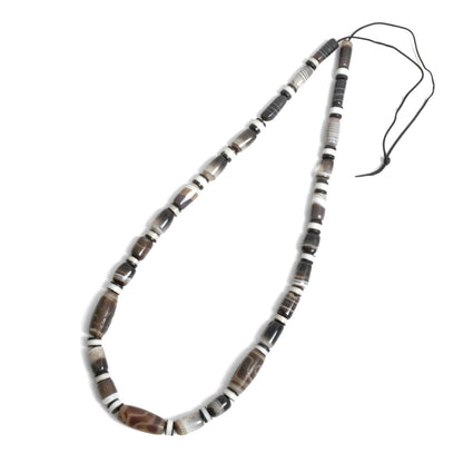 Dzi Beads and Striped Dzi Beads Strand