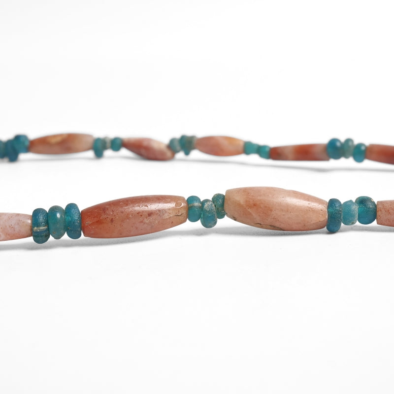 Roman Glass & Old Carnelian Beads Strand