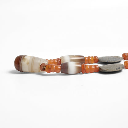Old Lapis Beads & Carnelian Strand