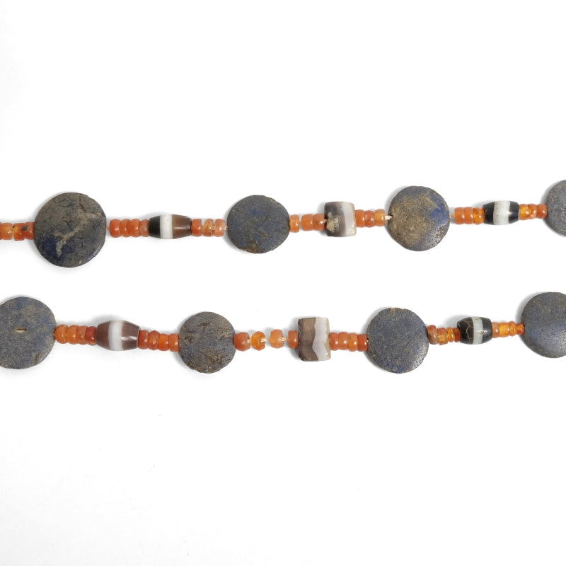 Old Lapis Beads & Carnelian Strand