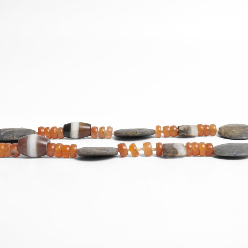 Old Lapis Beads & Carnelian Strand