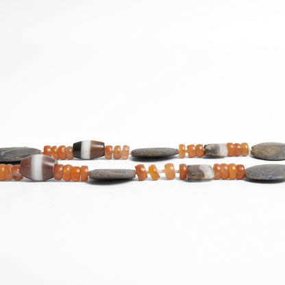 Old Lapis Beads & Carnelian Strand