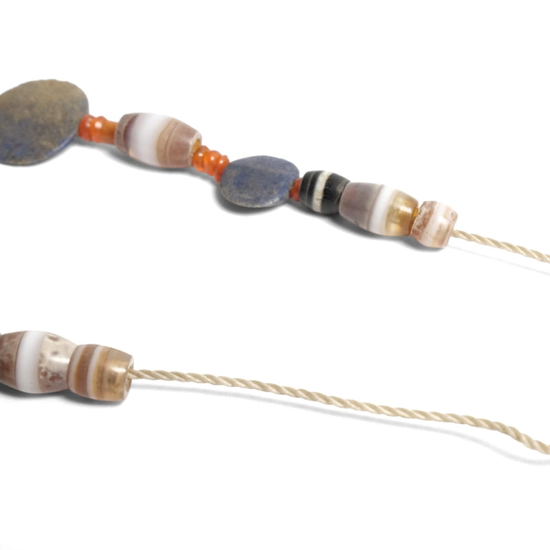 Old Lapis Beads & Carnelian Strand