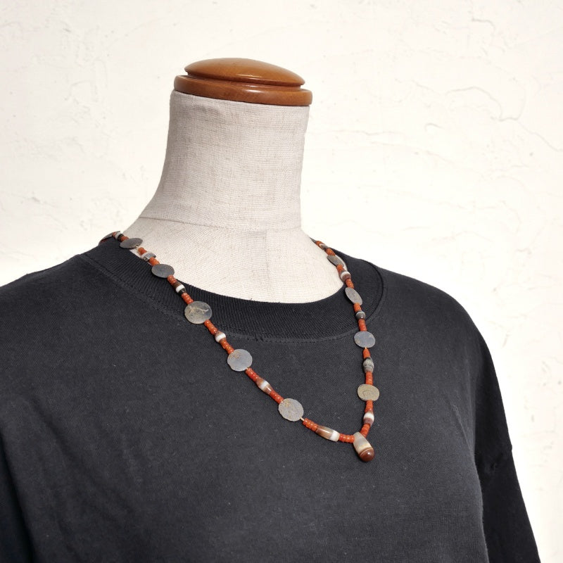 Old Lapis Beads & Carnelian Strand