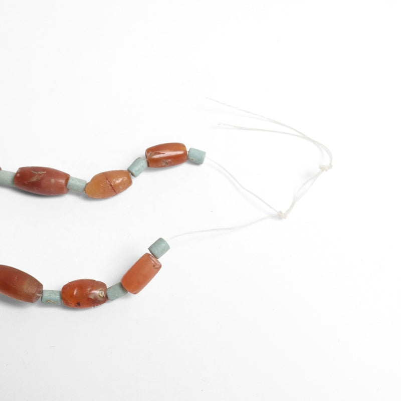 Faience Beads & Old Carnelian Strand