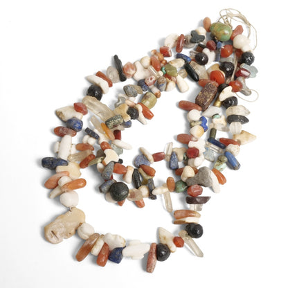 Bactrian Agate & Mixed Stone Beads Strand