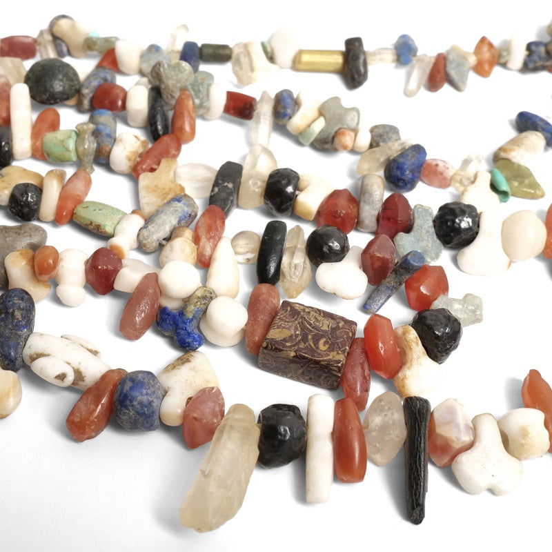 Bactrian Agate & Mixed Stone Beads Strand