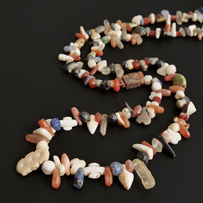 Bactrian Agate & Mixed Stone Beads Strand