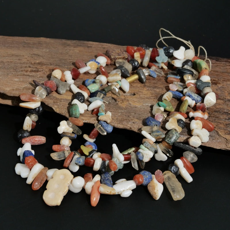 Bactrian Agate & Mixed Stone Beads Strand