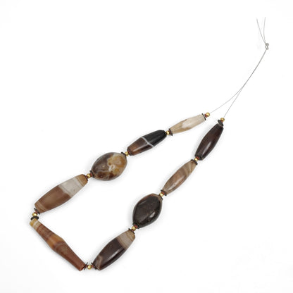 Bactrian Agate Beads Strand
