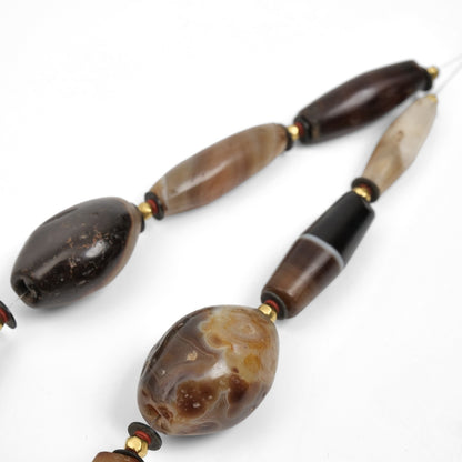 Bactrian Agate Beads Strand