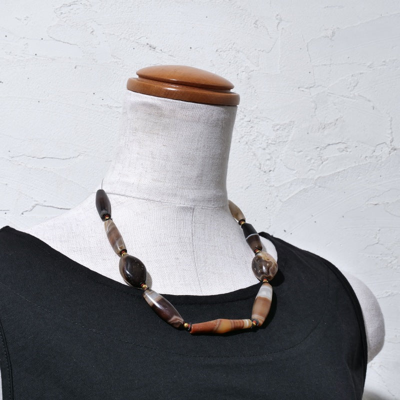 Bactrian Agate Beads Strand