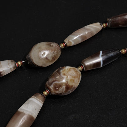 Bactrian Agate Beads Strand