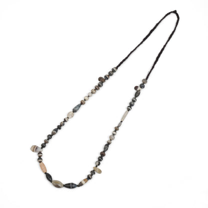 Striped Agate Beads Strand
