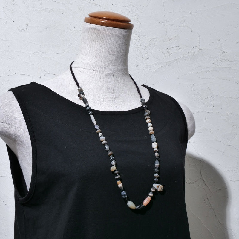 Striped Agate Beads Strand