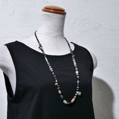 Striped Agate Beads Strand
