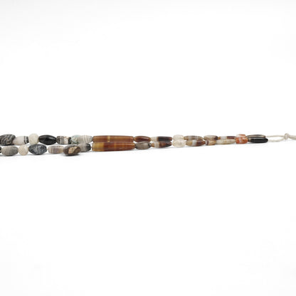 Striped Agate Beads Strand