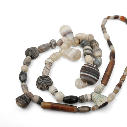 Striped Agate Beads Strand