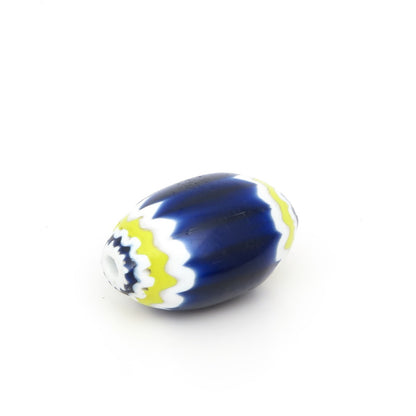 Sechs-Schichtige Blau-Gelbe Chevron-Perle