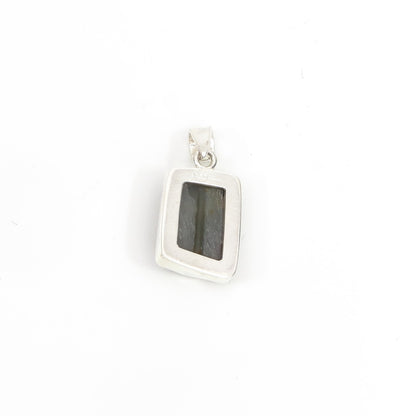 Dzi Bead Silver Pendant