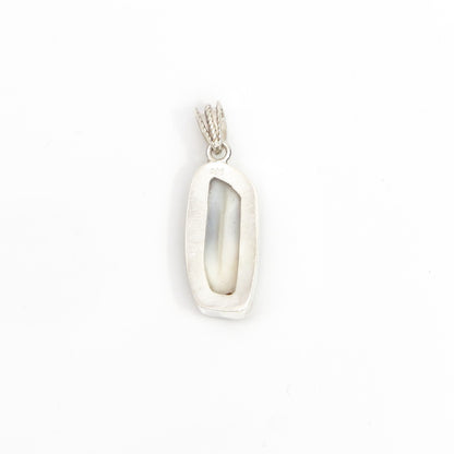 Dzi Bead Silver Pendant