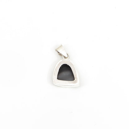 Dzi Bead Silver Pendant