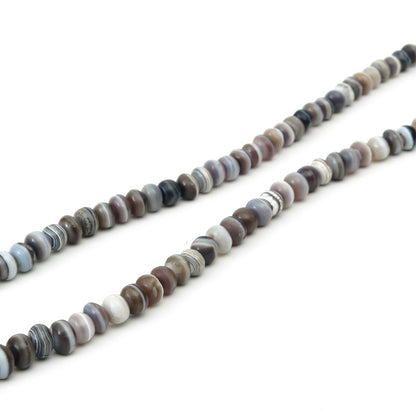 Brin de Perles de Guérison en Agate Sulemani Ancienne