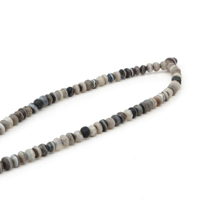 Brin de Perles de Guérison en Agate Sulemani Ancienne