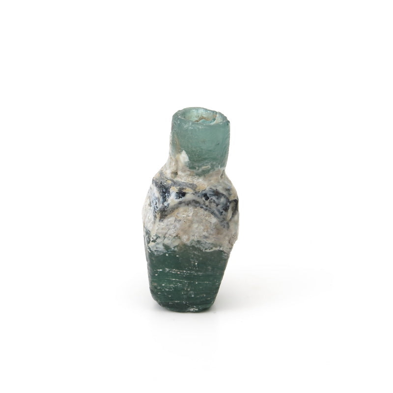 Ancient Roman Glass Mosaic Bottle