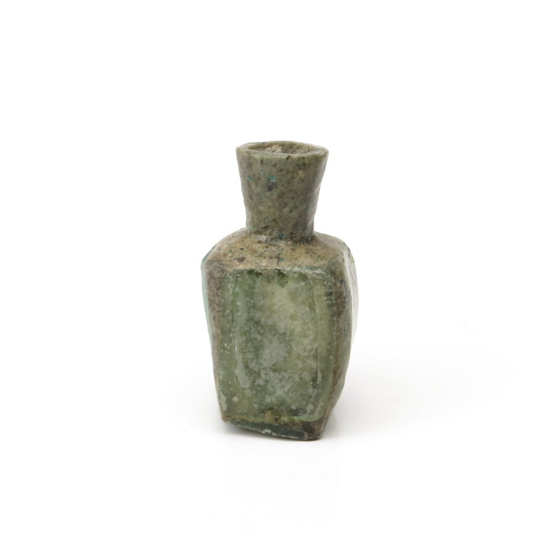 Oude Romeinse Glazen Mozaïekfles