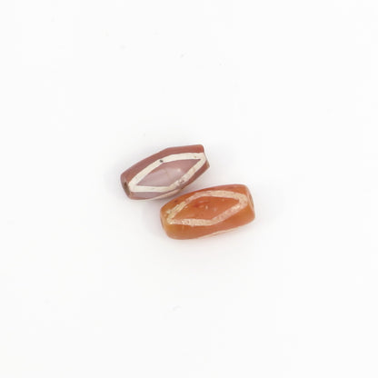 Etched Carnelian Beads