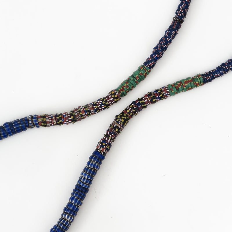 Venetian Cane Glass Beads Strand