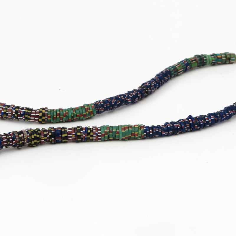 Venetian Cane Glass Beads Strand