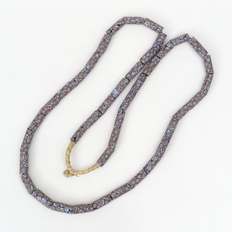Collier de Perles Millefiori Vénitiennes Antiques