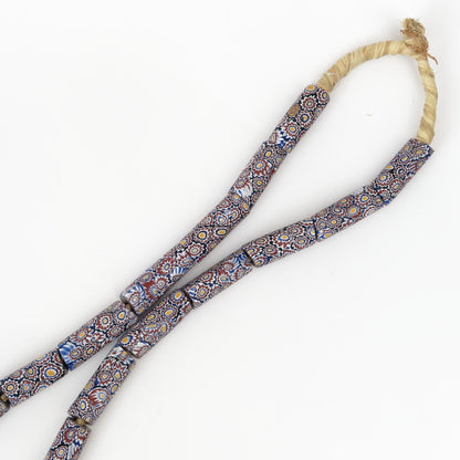 Antike venezianische Millefiori-Perlenkette