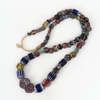Antique Venetian Trade Beads Mix Strand