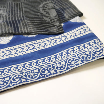 Katoenen rok met eenkleurige print Broek