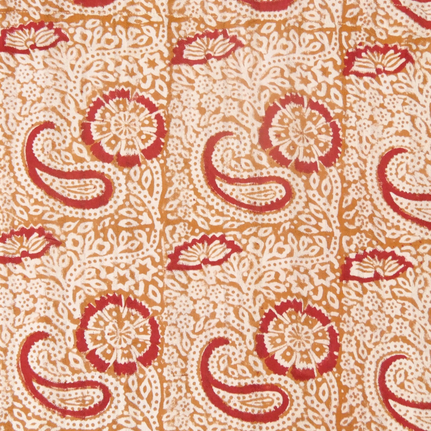 Tunique froncée en coton imprimé Bagru