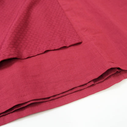 Robe asymétrique en coton superposé
