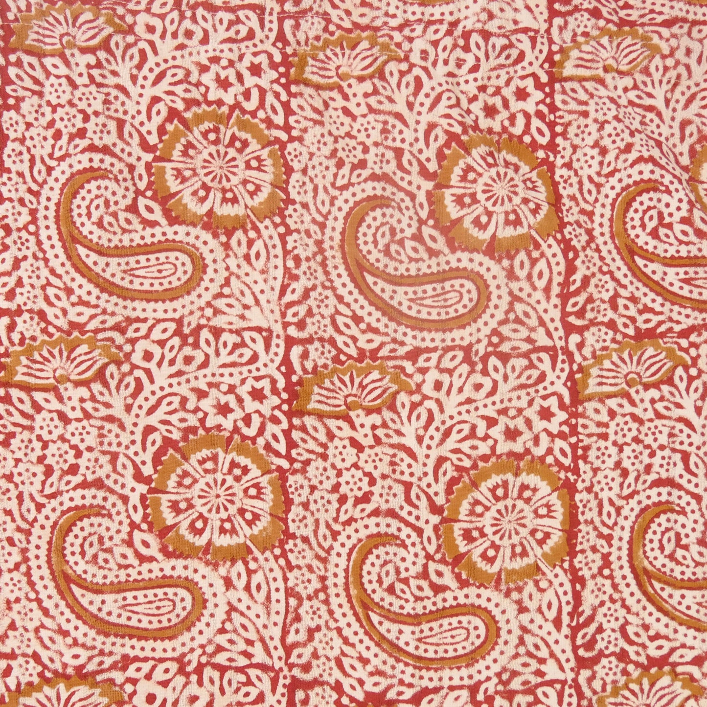 Tunique froncée en coton imprimé Bagru