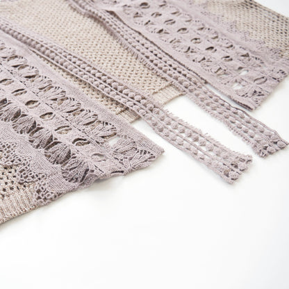 Cotton Lace Knit Mesh Vest