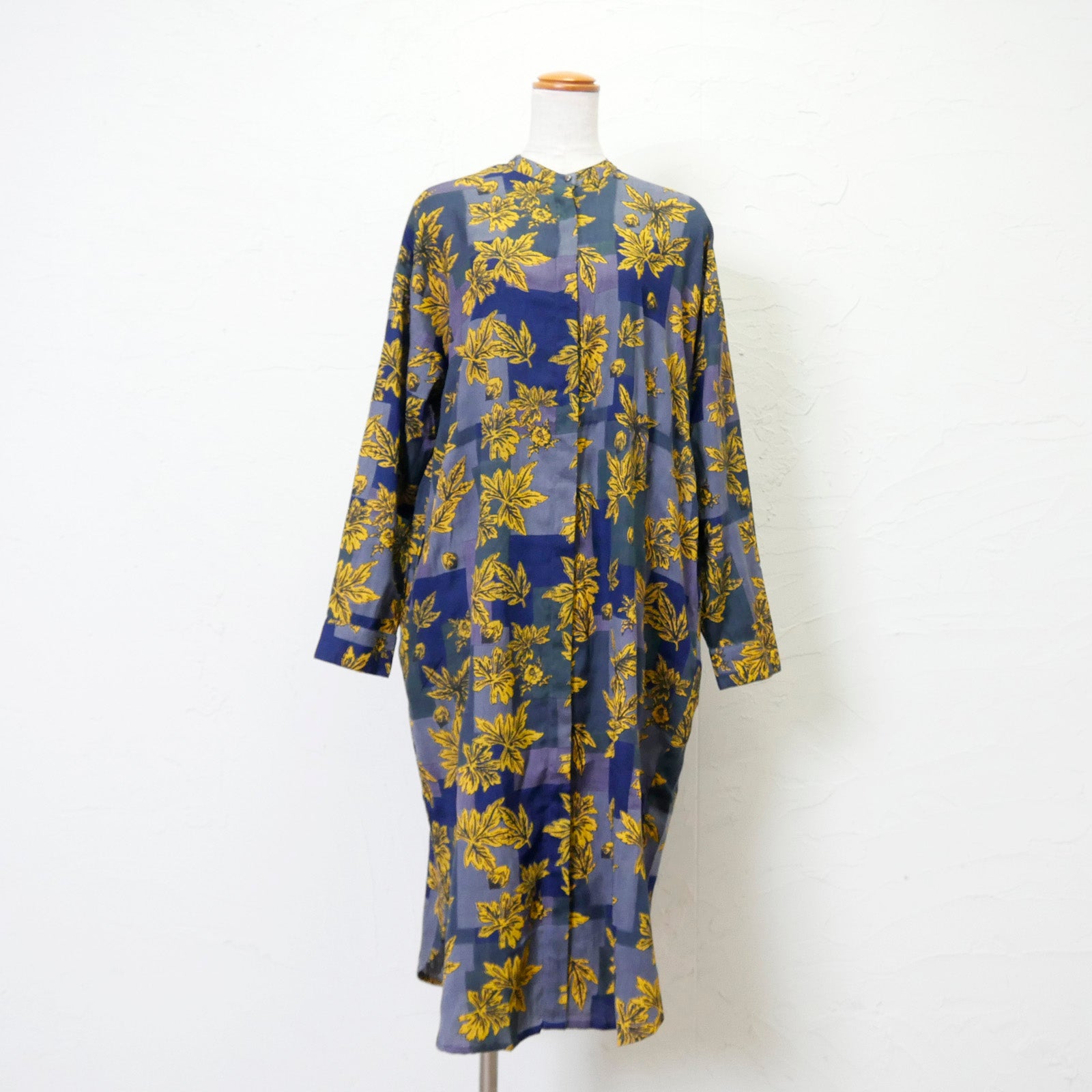 ワンピース Floral Pattern Rayon Jacquard Dress Floral Pattern Acetate Rayon