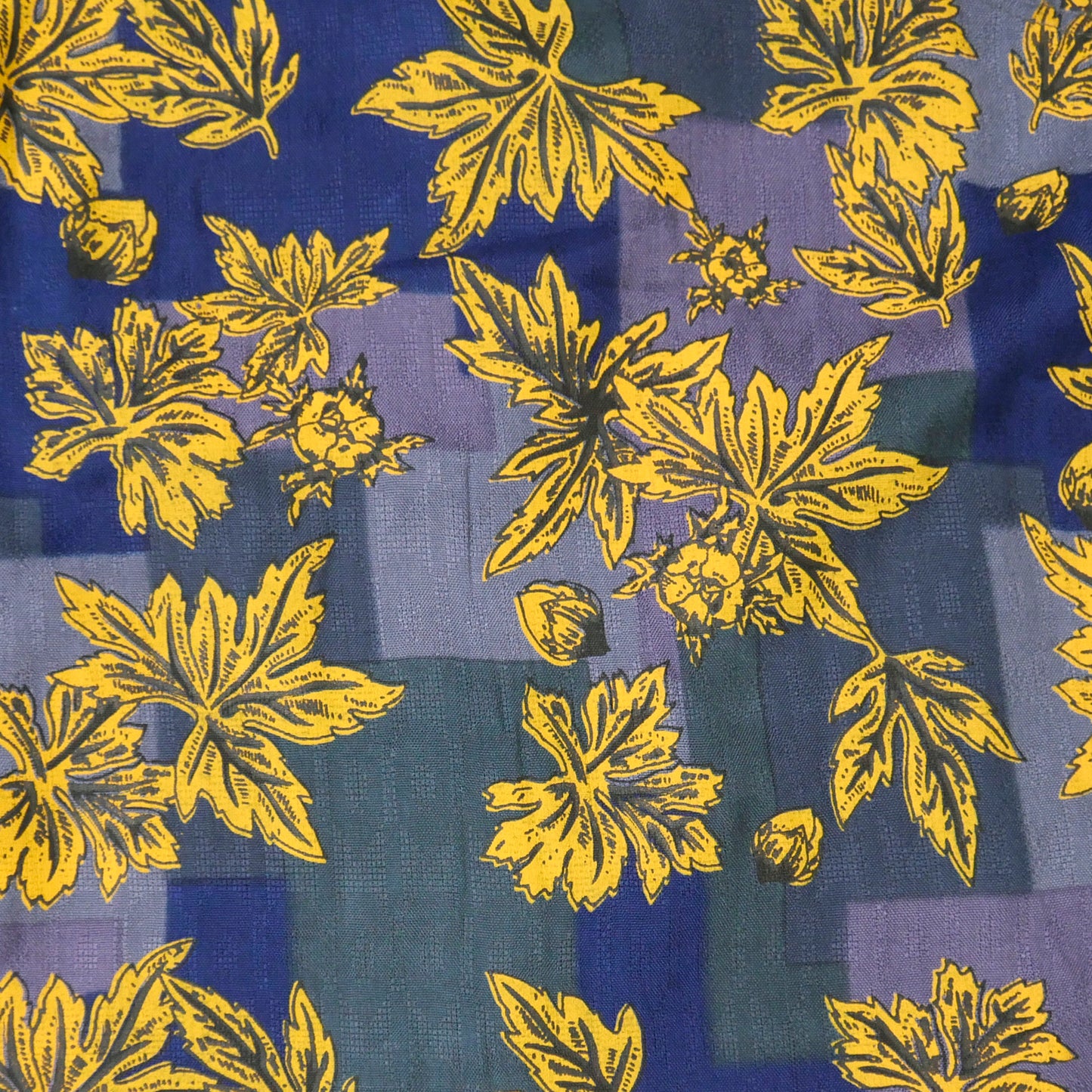 Rayon Jacquard Lace Flower Print na Damit na Pantaas