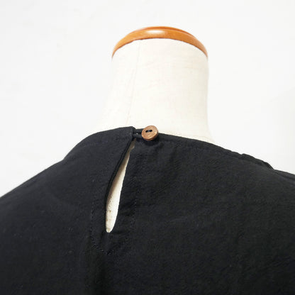 Jersey asimétrico de algodón fruncido