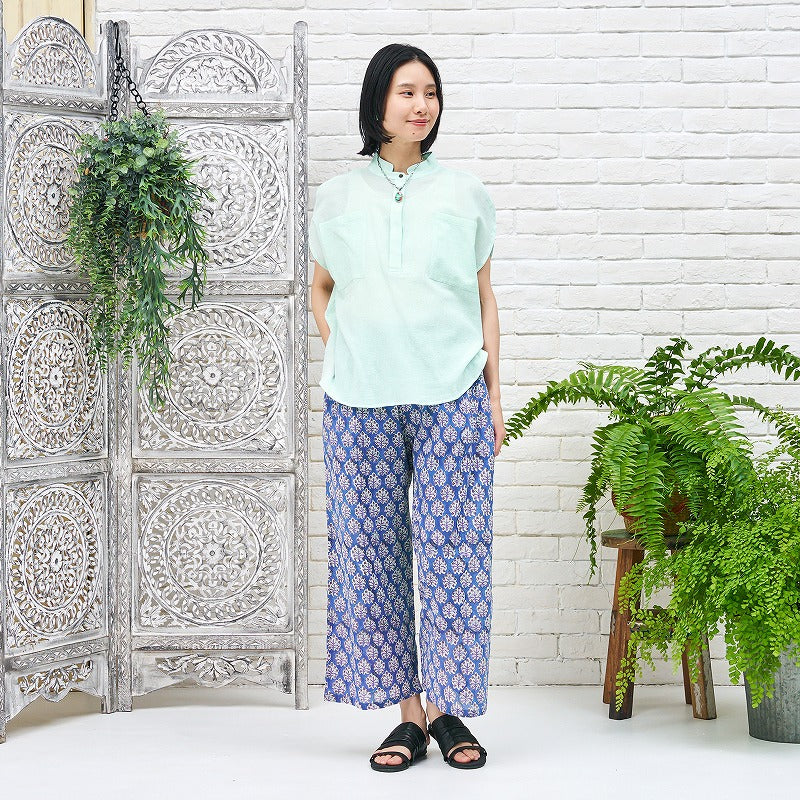 Lightweight Cotton Round Pullover