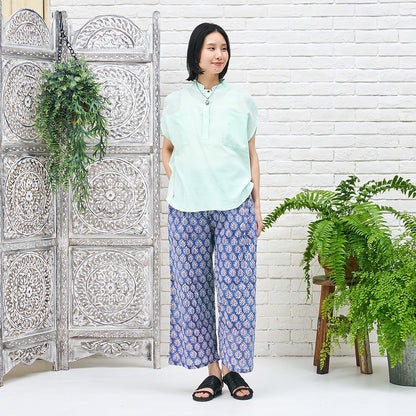 Lightweight Cotton Round Pullover